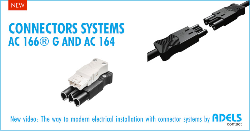 Modern electrical installation - AC 166® G and AC 164